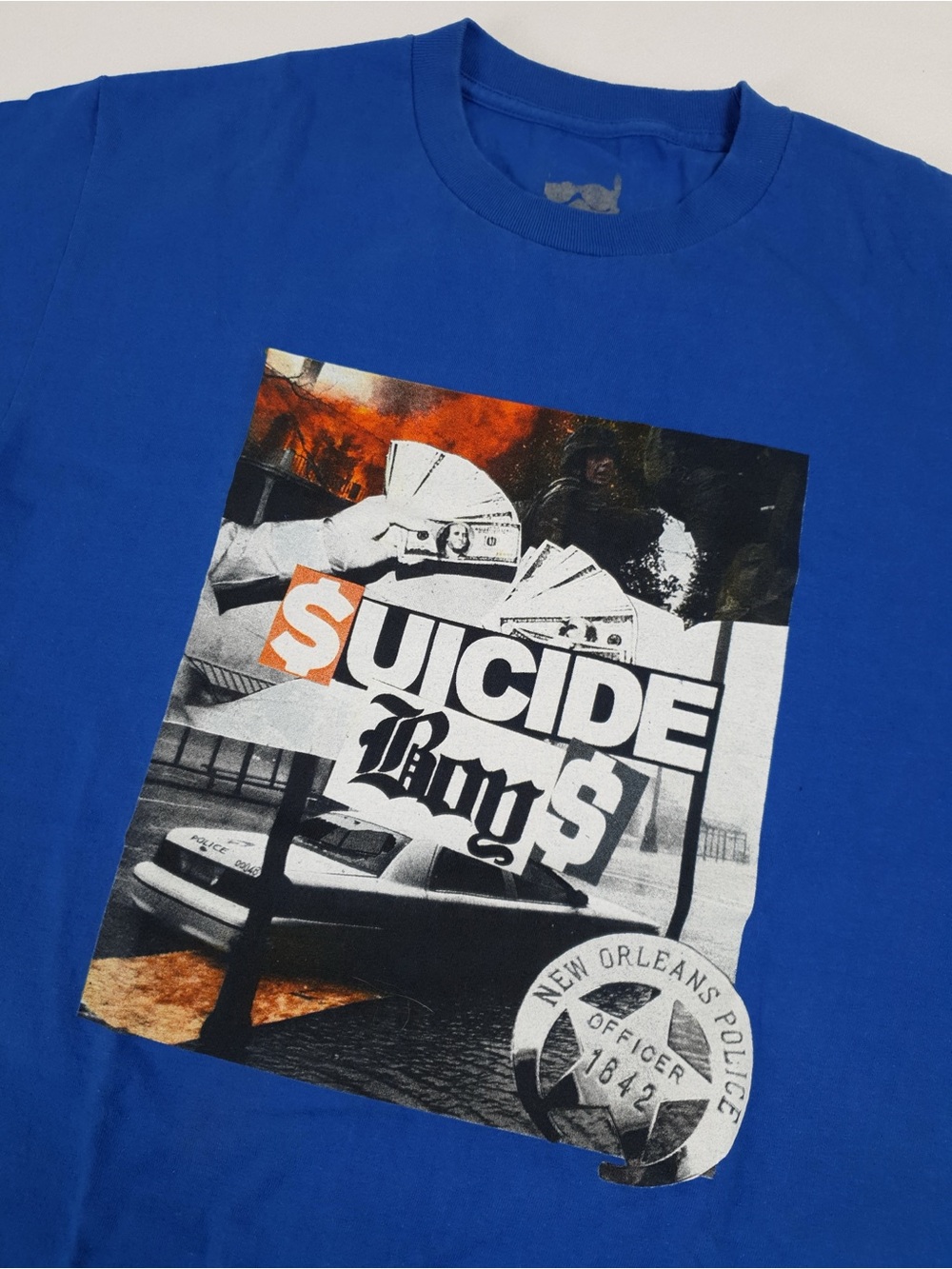 G59 Suicideboys “ 509 “ Royal Blue Graphic T-Shirt Size Medium RARE From 2019